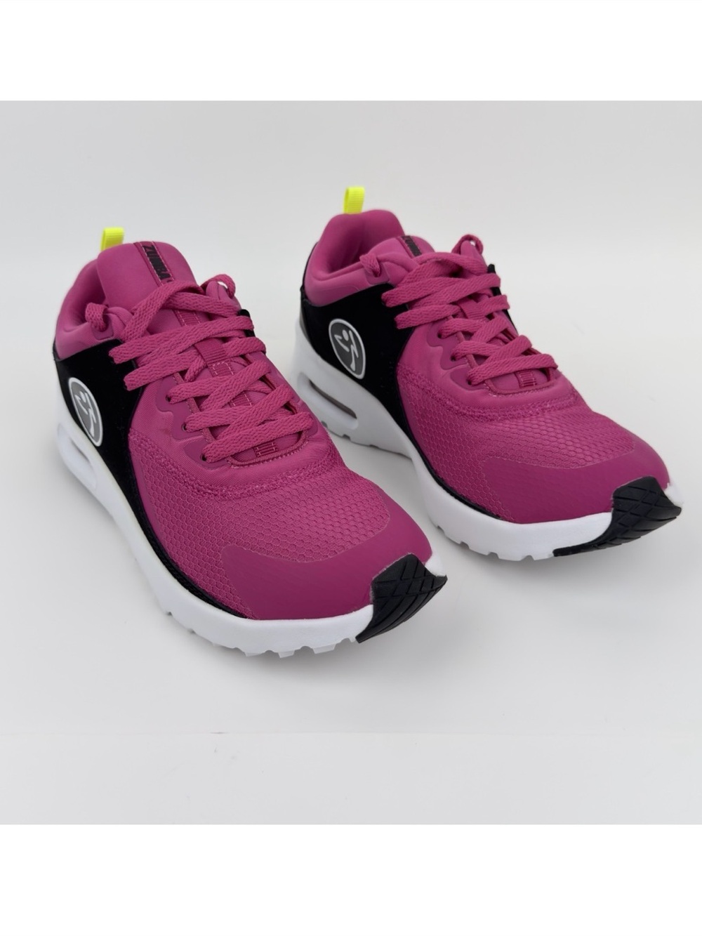 Zumba Air Boost Women's 9.5 Pink Black Dance Fitness Sneakers Z1F000007